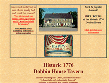 Tablet Screenshot of dobbinhouse.com